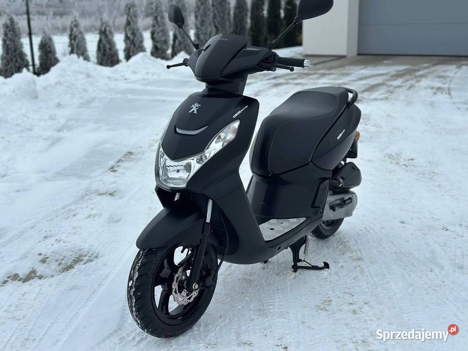 Skuter Peugeot Kisbee 2019r 50cc 4t BLACK 50cm3 Peugeot