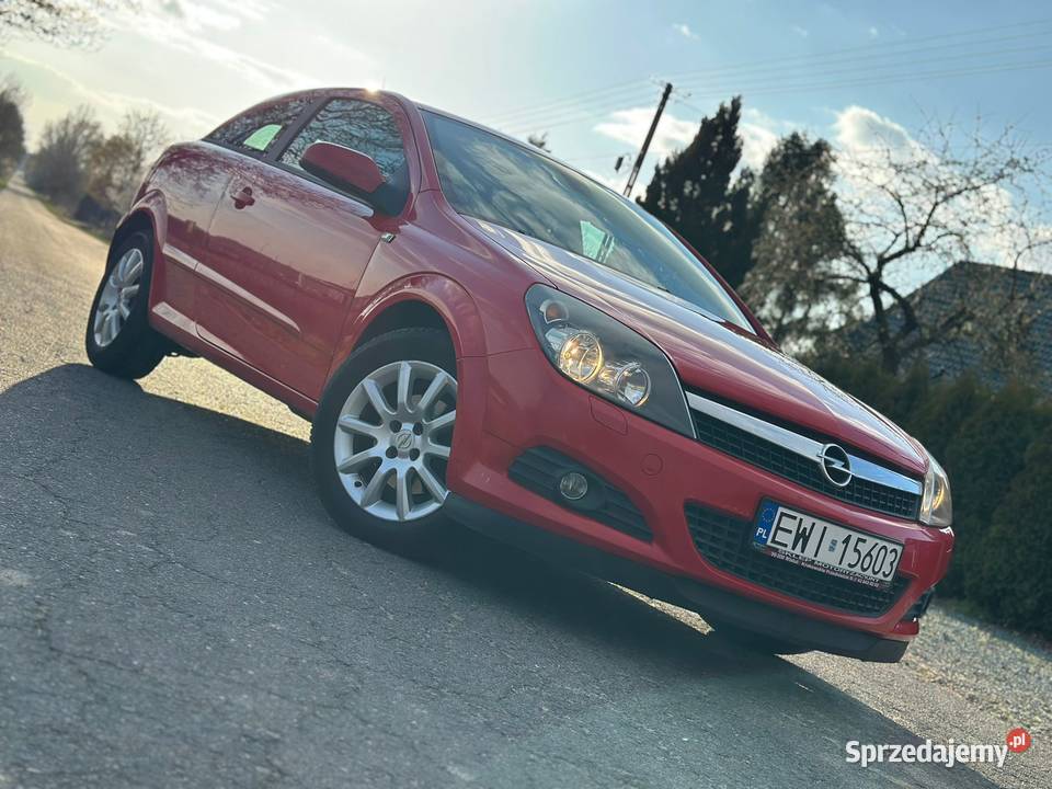 Opel Astra H 16 2007 GTC Super stan niski benzyna łódzkie Wieluń