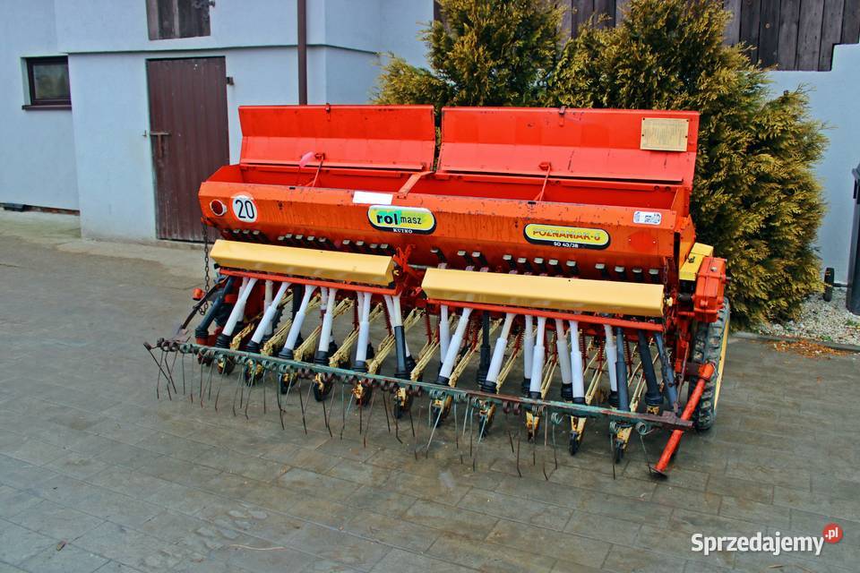 Siewnik do zboża POZNANIAK 6 27 przekładnia łódzkie Gorzkowice