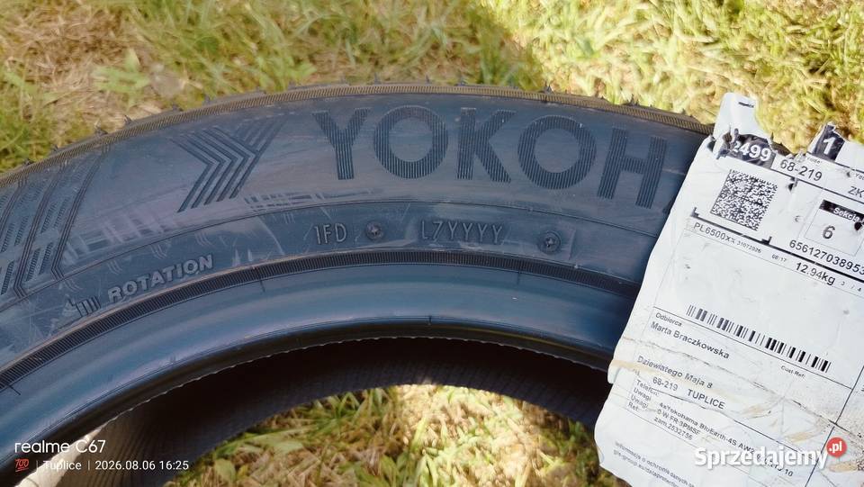 Nowe Opony całoroczne Yokohama Opony i felgi Tuplice