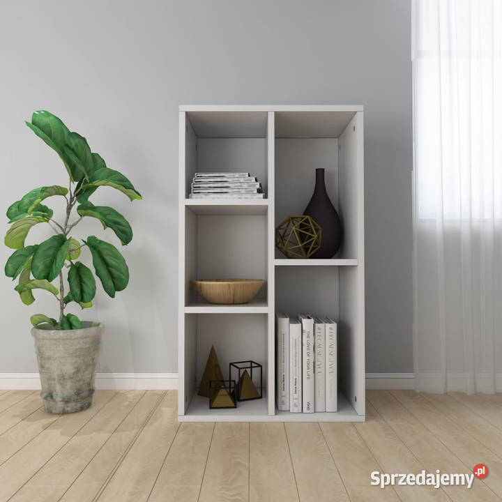 Regał na książkiszafka biały 50x25x80 WM800162 Warszawa sprzedam