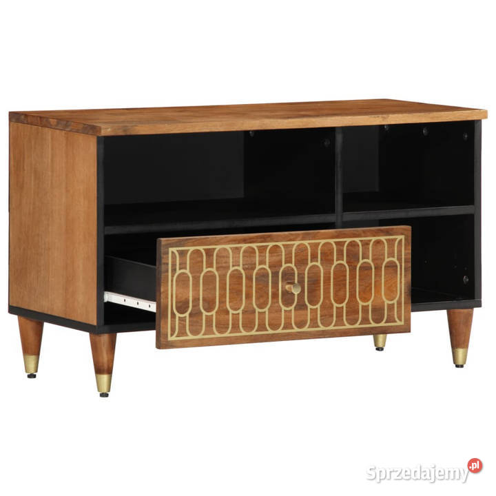Szafka pod telewizor 80x33x46 lite drewno mango mazowieckie Warszawa