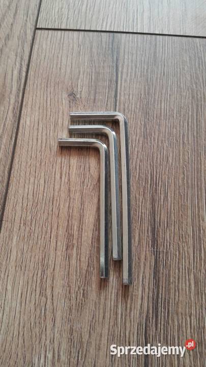 Klucze imbusowe 2mm 3mm 4mm 5mm Lublin sprzedam