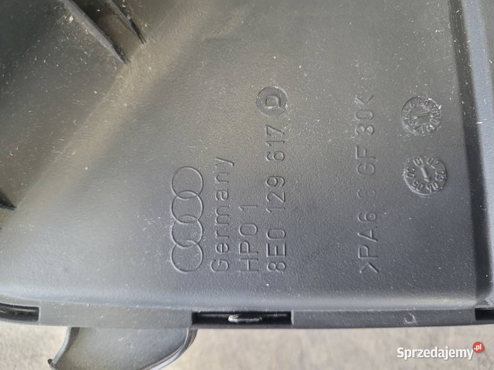 Cześci ukladu dolotowego do AUDI A4 B6 8E0129617 Części samochodowe Kończyce Małe