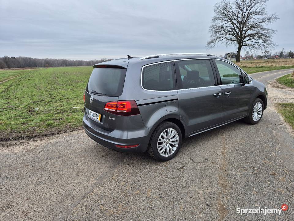 VW Sharan 20 TDI Automatik Xenon Webasto Hak elektrycznie ustawiane fotele Wołczyn