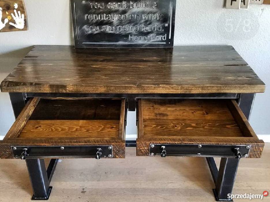 Meble IndustrialneBiurko industrialne Loft Warszawa