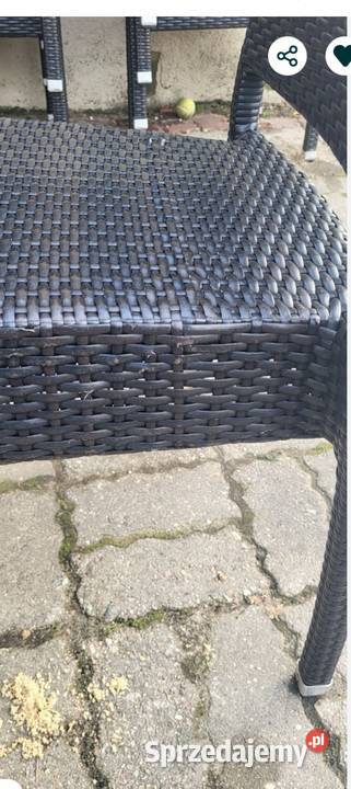 Krzesła technorattan mazowieckie sprzedam