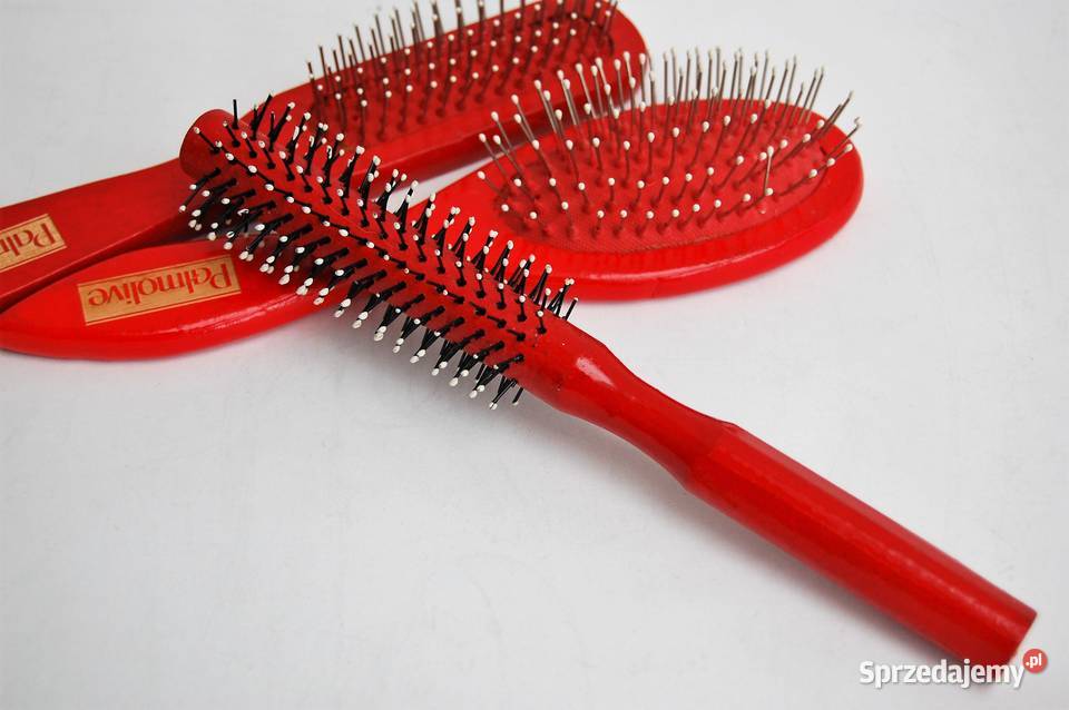 Drewniana szczotka do włosów zestaw 3 szczotek Lublin