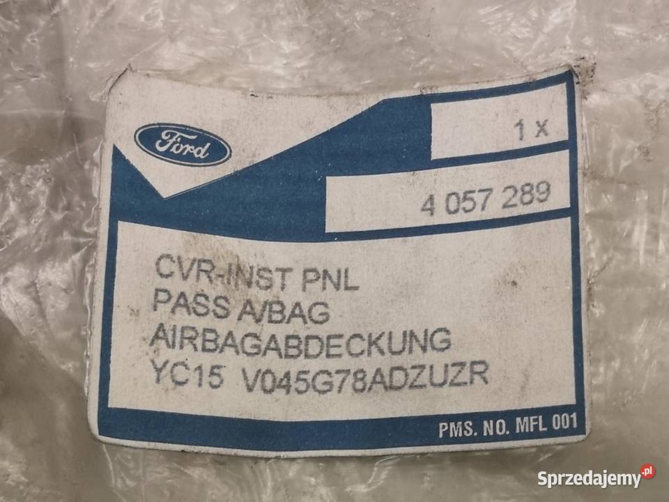OSŁONA PODUSZKI AIBAG FORD TRANIST MK6 20002006