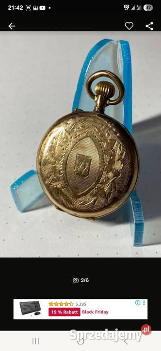Stary Niemiecki zegarek kieszonkowy lubelskie Gołowierzchy
