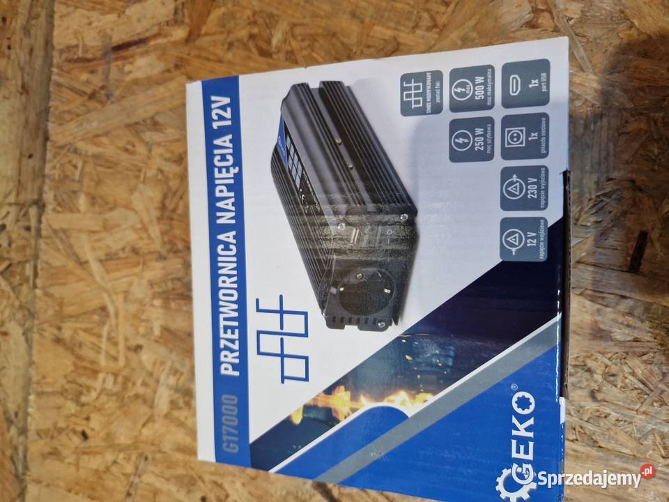 Przetwornica napięcia 12V230V 250500W geko Pozostałe