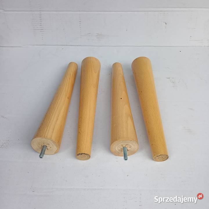 Nogi Drewniane Bukowe Proste Naturalne dwie śląskie Zabrze