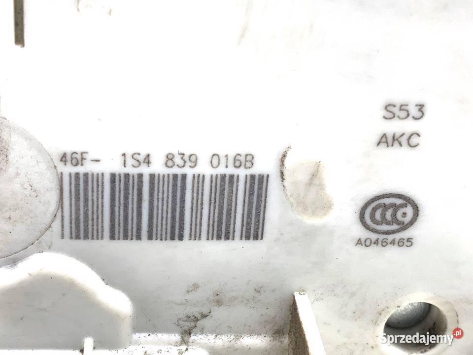 ZAMEK DRZWI PRAWY TYŁ SKODA CITIGO Hatchback Zamki, wkładki i kluczyki podkarpackie