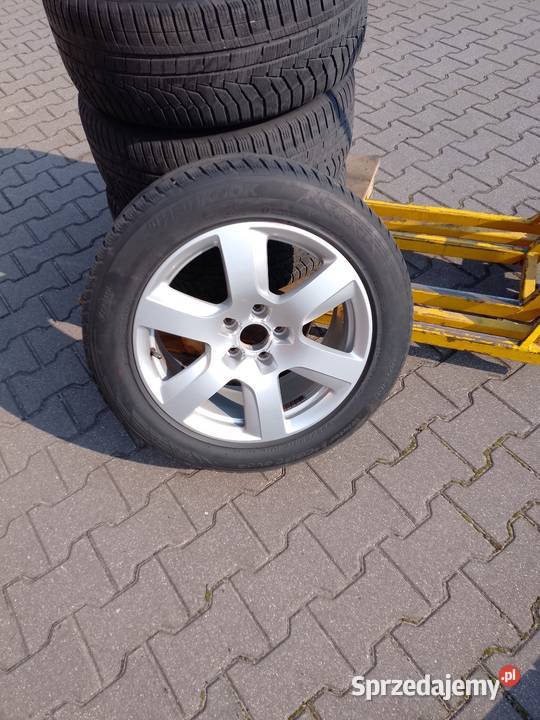 Koła zima audi 17 felgi aluminiowe zimowe opony mazowieckie Gościeńczyce