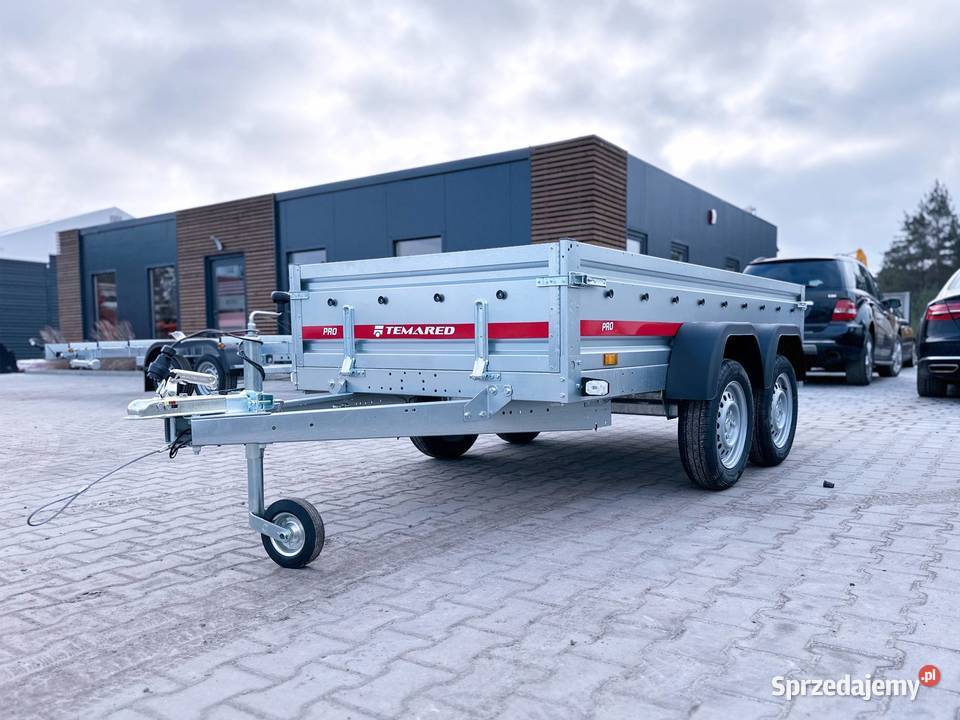 Temared PRO 26122 przyczepa samochodowa DMC 750 burtowe Do samochodów osobowych wielkopolskie