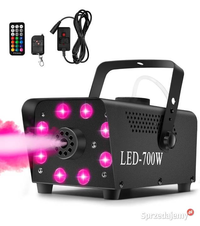 Urządzenie do wytwarzania dymu z efektem RGB LED Hrubieszów