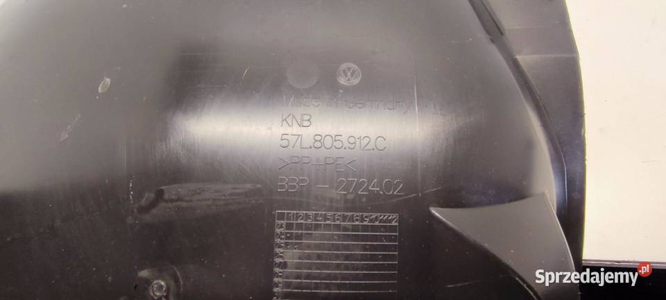 VW TAYRON NADKOLE PRAWY PRZÓD 57L805912C Nadkola Motoryzacja