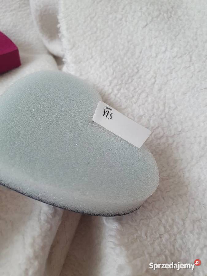 Srebrna zawieszka z cyrkoniami serce YES Kędzierzyn-Koźle