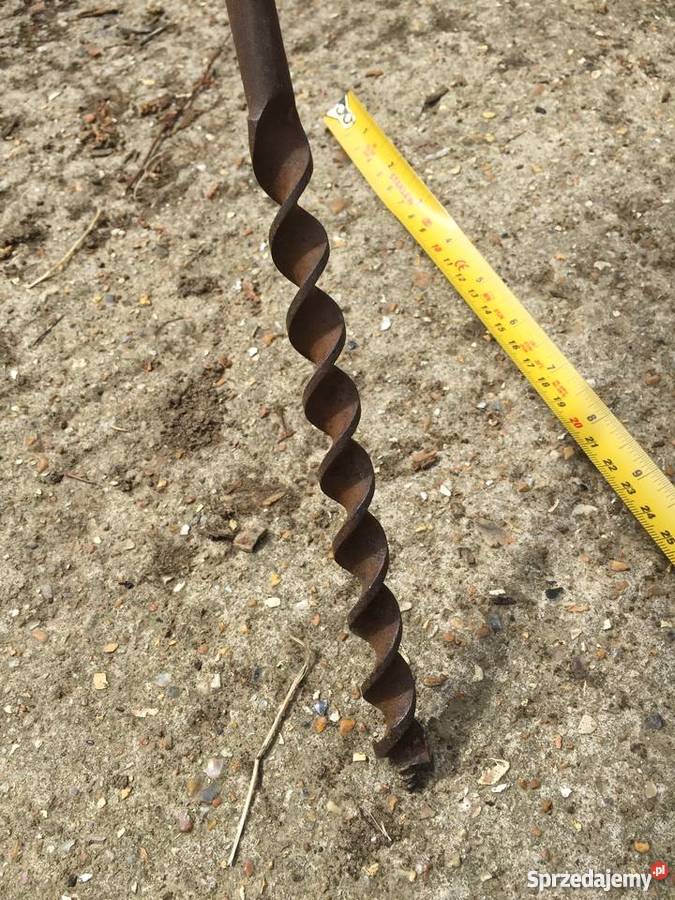 Stare ręczne angielskie wiertlo 17mm 63 długie Ręczne Poznań