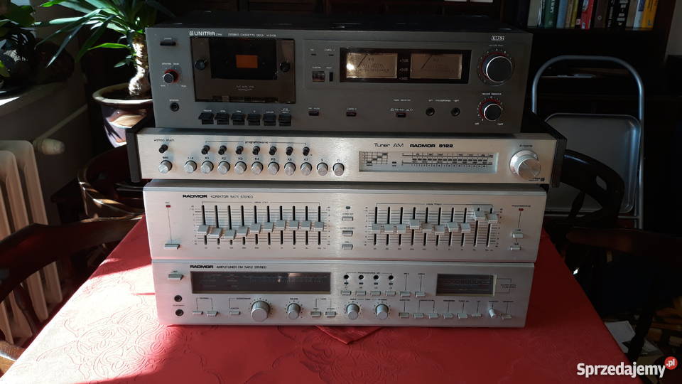 Wieża RADMOR tuner korektor amplituner Pozostałe Suwałki