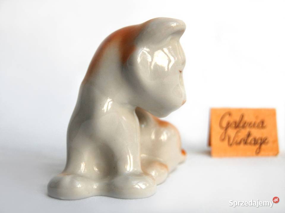 Tygrys tygrysek porcelana Połonne Wołyń Ukraina Lublin