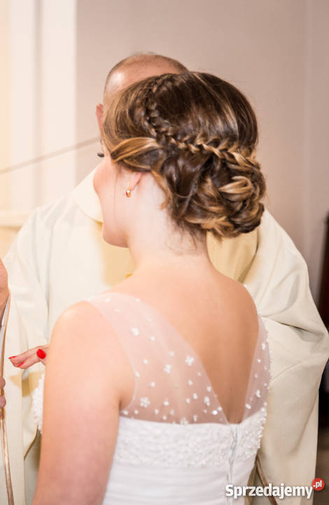 Piękna suknia ST PATRICK Arona zjawiskowa biały Olsztyn