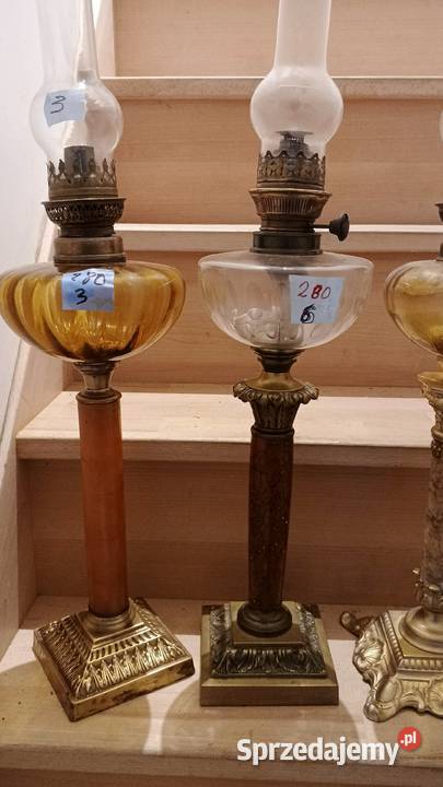 lampy naftowe kolekcja z francji Fałków