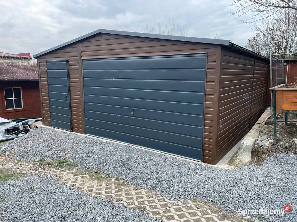 Garaż Blaszany Blaszak 5x6 drewnopodobny brama Zielona Góra sprzedam
