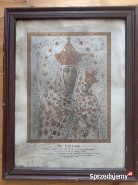 Święta MB Leżajsk litografia Gdów