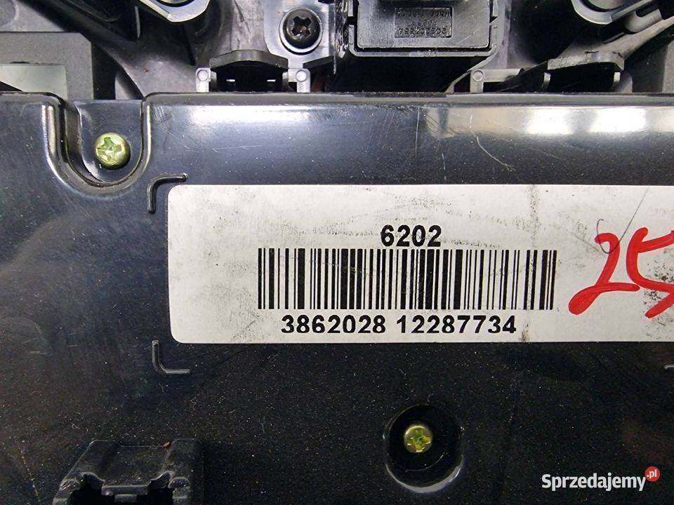 PANEL KLIMATYZACJI CHEVROLET CRUZE 12287734 Lipno