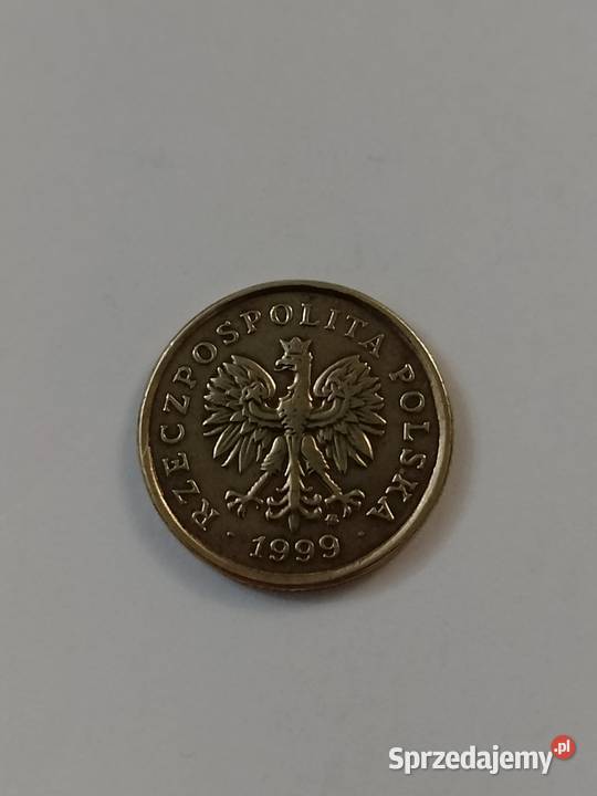 Moneta 5 gr z 1999 piękna Jastrzębie-Zdrój