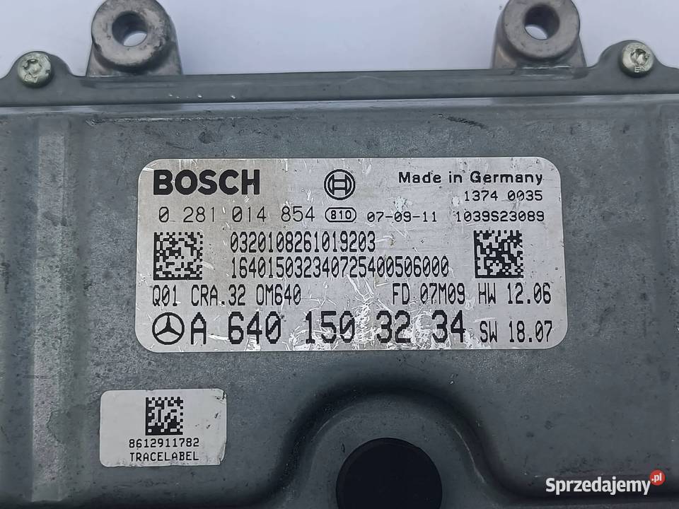 Mercedes W169 STEROWNIK KOMPUTER SILNIKA 20 CDI Przemęt sprzedam