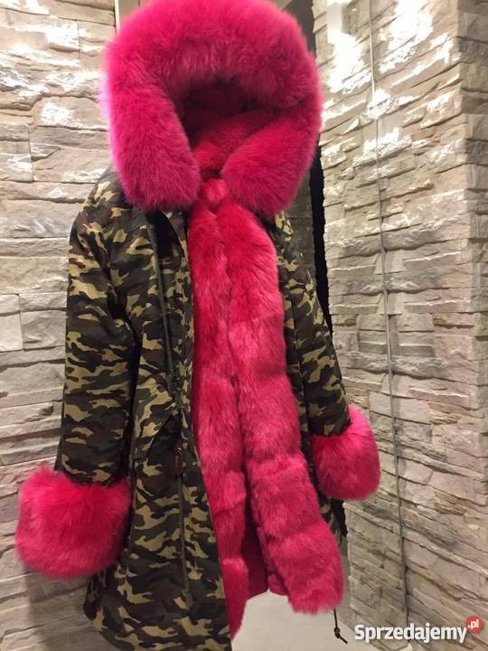 PARKA MORO Z NATURALNYM FUTERKIEM Z JENOTA sprzedam