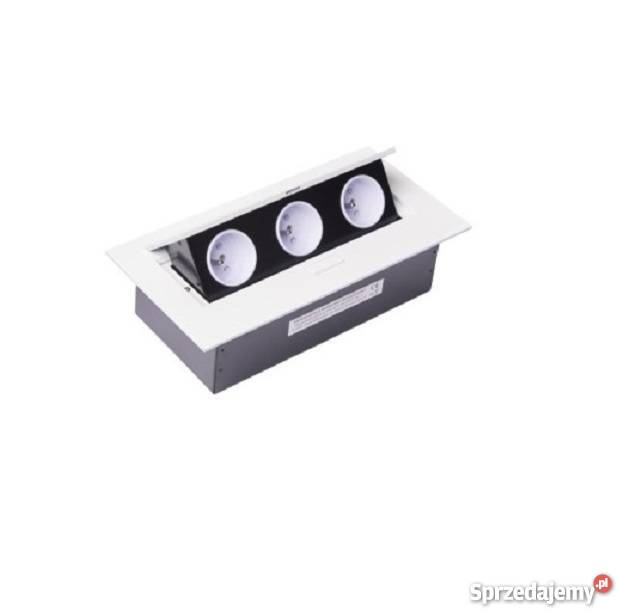 POWER PORT LISTWA PRZEDŁUŻACZ BIURKOWY BIAŁY Radomsko