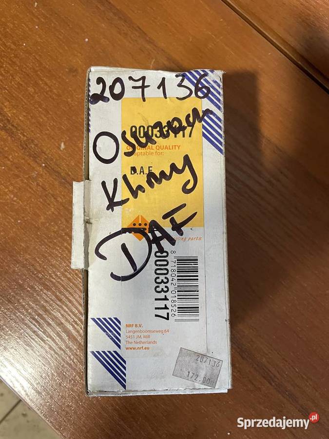 Osuszacz klimatyzacji NRF 33117 DAF