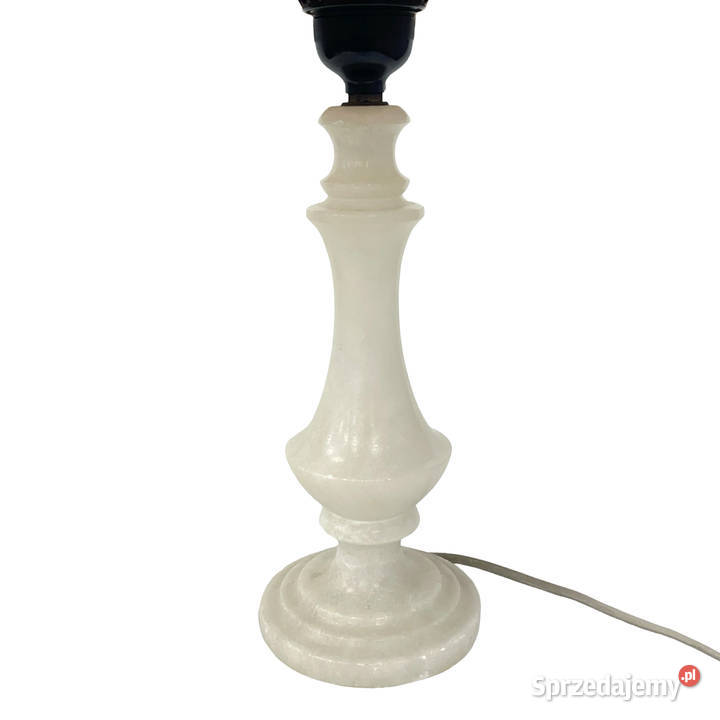 Włoska lampa stołowa vintage alabaster onyks Warszawa sprzedam