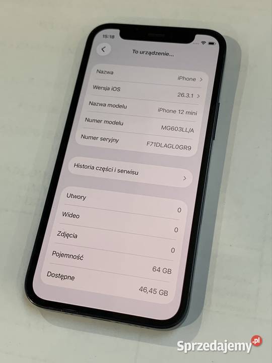 Apple iPhone 12 Mini 64GB 100 Kondycja Kalisz