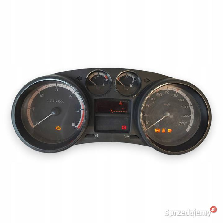 LICZNIK ZEGARY 9665107480 Peugeot 308 I 16 20