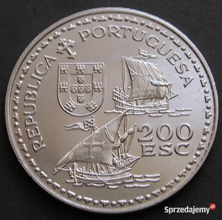 PORTUGALIA 200 ESCUDOS 1994 HENRYK ŻEGLARZ Łódź sprzedam