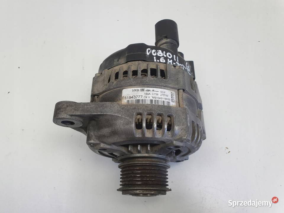 ALTERNATOR Fiat Doblo II 16 MJet 150A 51943777 Chełm