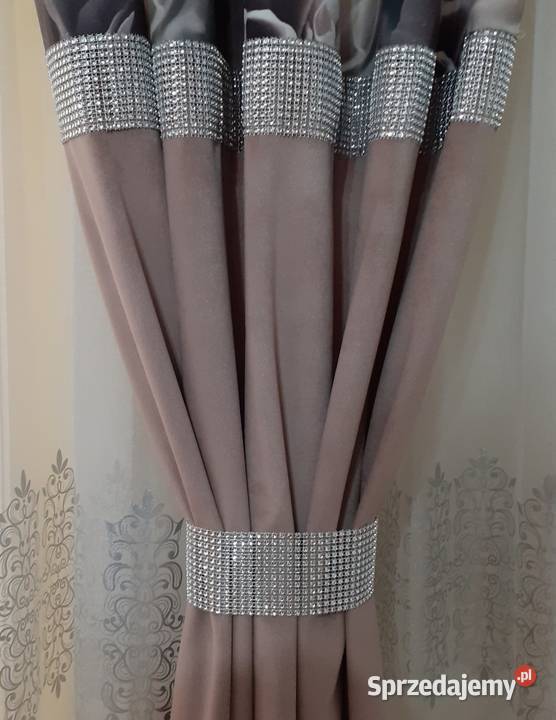 Zasłony velvet róże 3D Mława