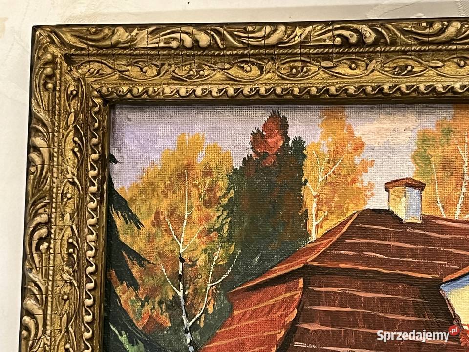 Dworek obraz olejny B RychterJanowska Kraków