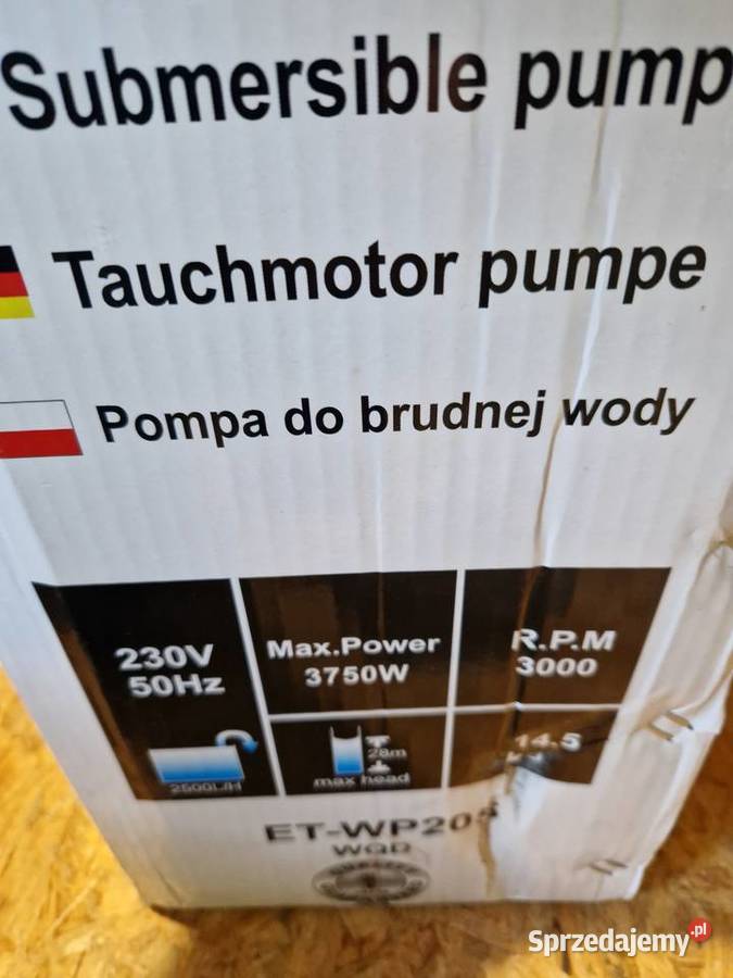 Pompa powierzchniowa Eurotech Germany 3750 wat wielkopolskie