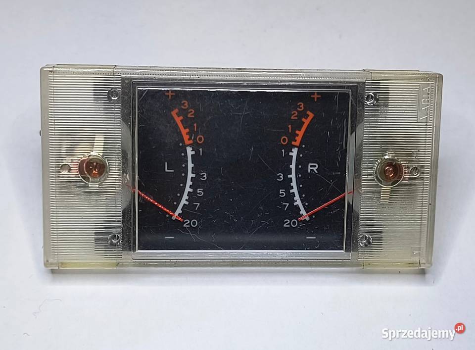 Wskaźnik wychyłowy magnetofonu Unitra Gdańsk