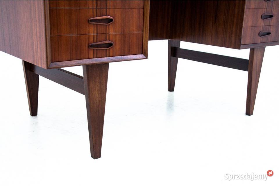 Tekowe biurko duński design lata 60 Chorzów