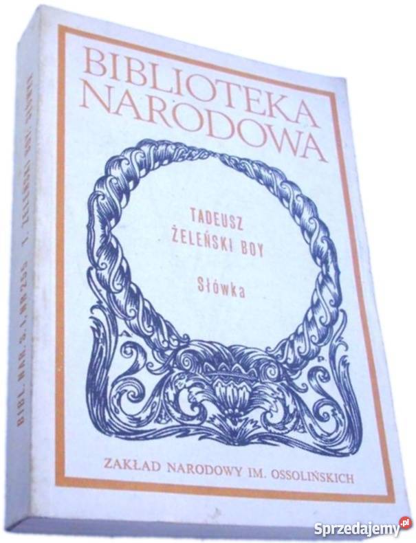 SŁÓWKA BOYŻELEŃSKI TADEUSZ warmińsko-mazurskie Olsztyn sprzedam