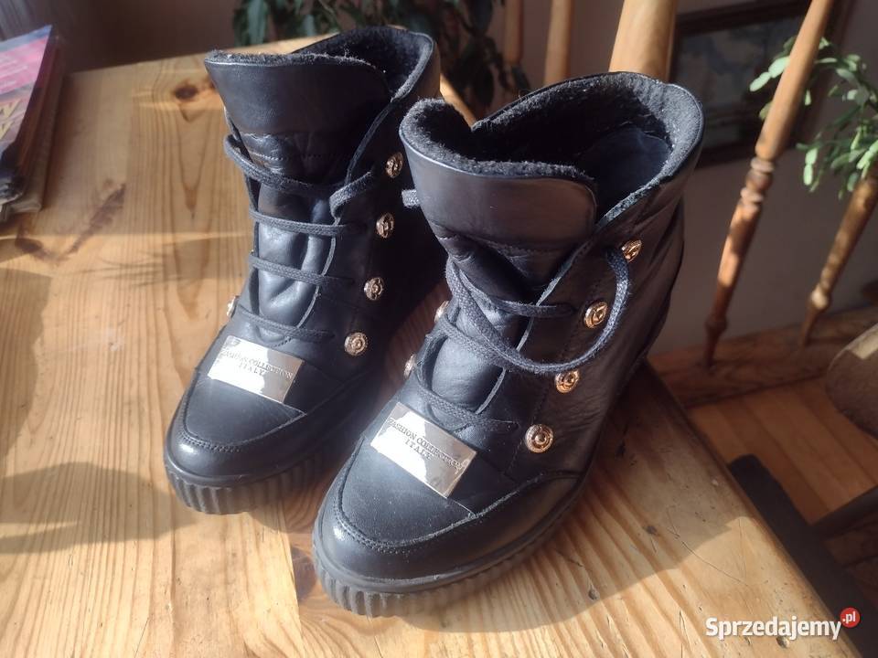 Buty skórzane modne fashion collection Italy Częstochowa