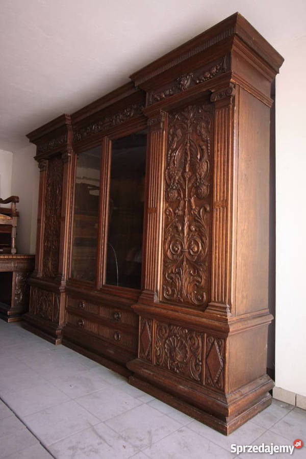 Rarytas Neorenesansowy komplet gabinetowy z 1905 Wrocław
