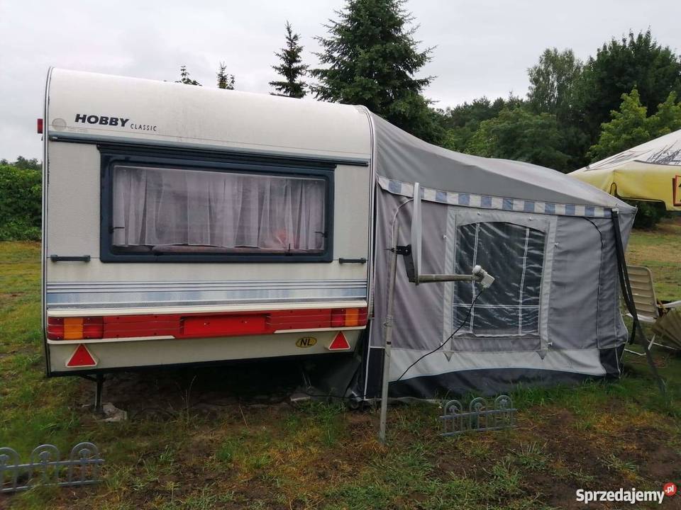 Przyczepa Hobby z przedsionkiem Hobby dolnośląskie Wrocław sprzedam