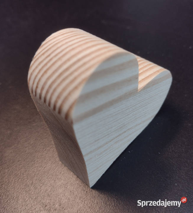 serce serduszko serca drewniane 3D grube Białystok